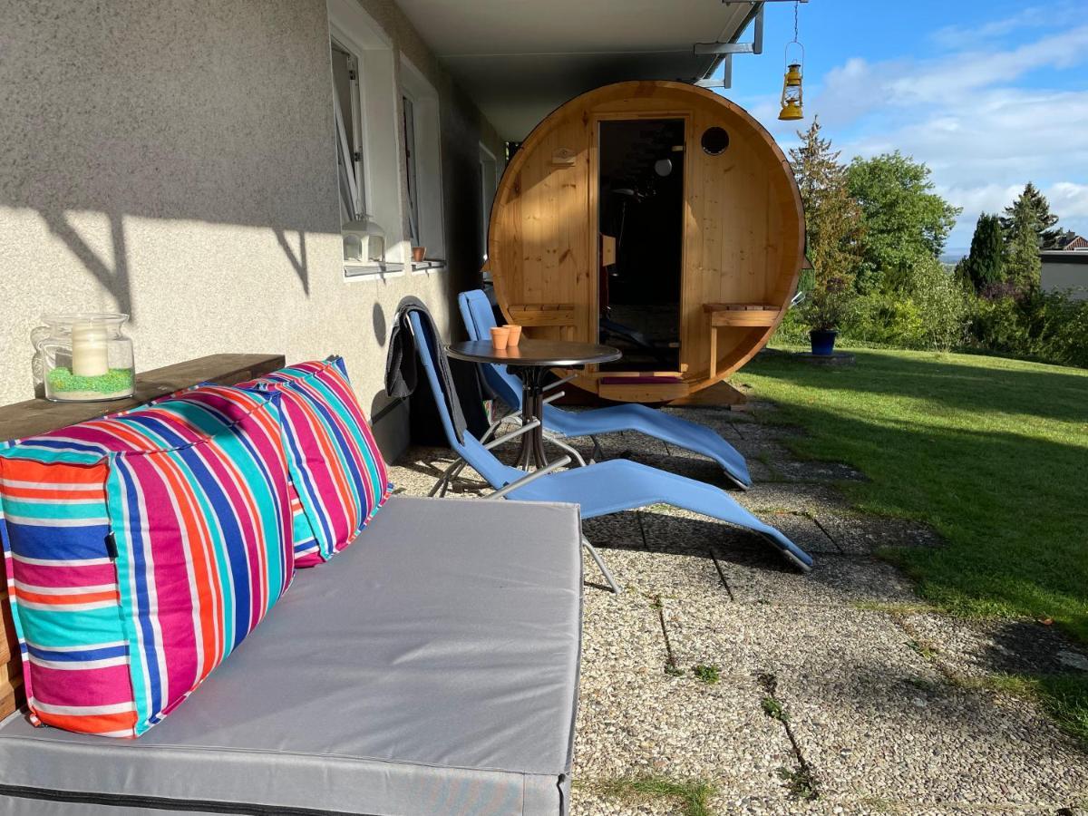 Ferienwohnung Elfengast, Fasssauna, Harzurlaub In Bester Lage バート・ハルツブルク エクステリア 写真